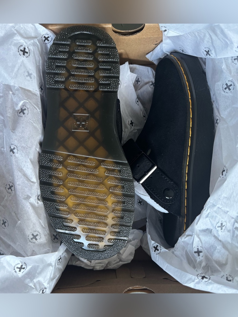 Black Dr. Martens Carlson Mules NWT - Picture 3 of 6